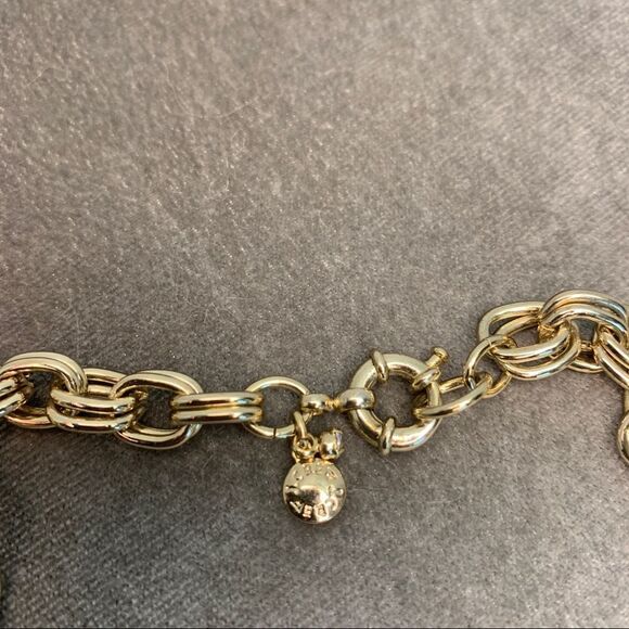 J. Crew green rhinestone Crystal gold-tone statement necklace - Picture 7 of 9